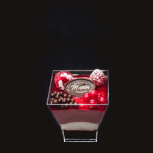 Verrine fruits rouges