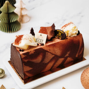 Bûche Trois chocolats  - Maison Marin - Pau & Billère