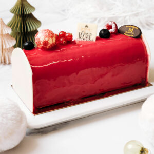 Bûche Vanille Fruits Rouges - Maison Marin - Pau & Billère