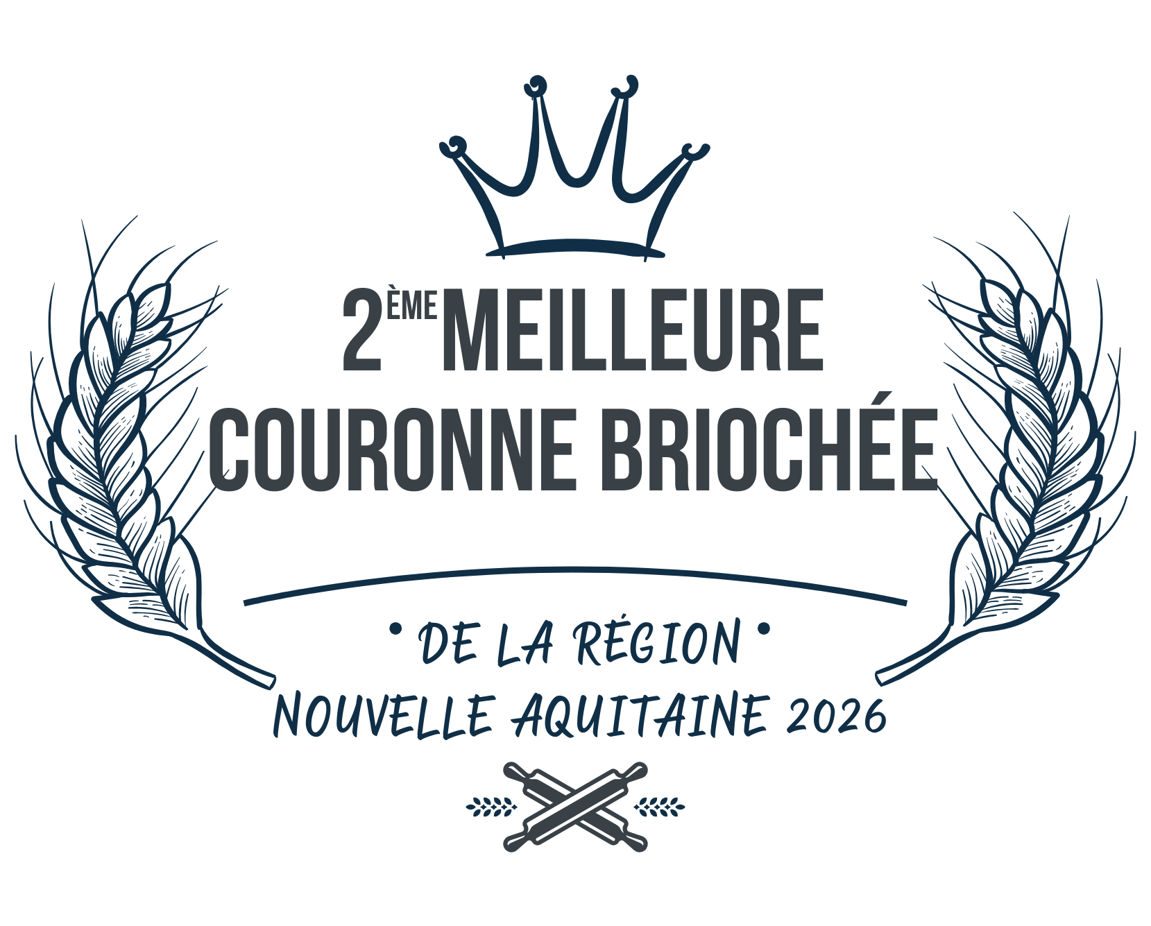 2ème MEILLEURE COURONNE BRIOCHEE DE LA REGION NOUVELLE AQUITAINE